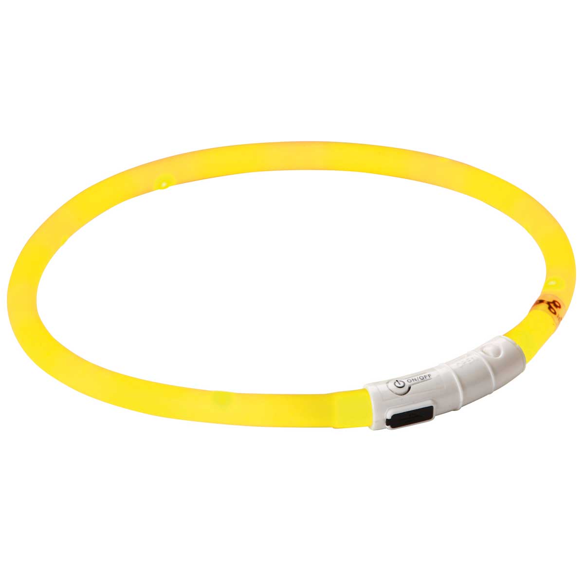 Maxi Safe LED Collar, yellow 55 cm
