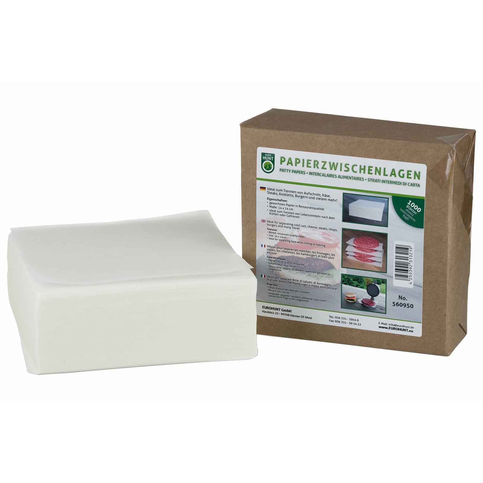 Hamburgare papper - 1000 Hamburgare papper - 1000