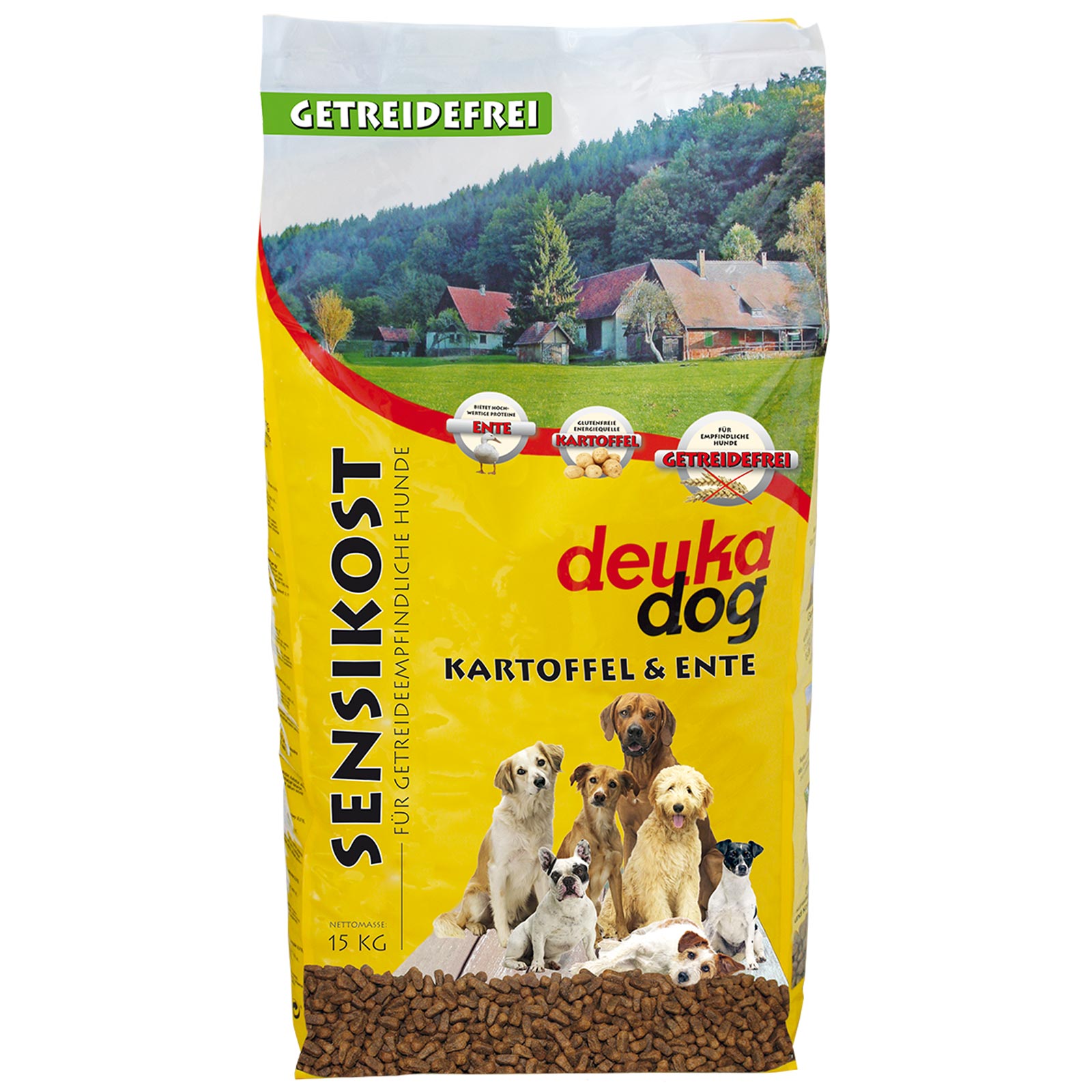 deuka Dog Sensikost Potato &amp; Duck spannmålsfritt 5 kg