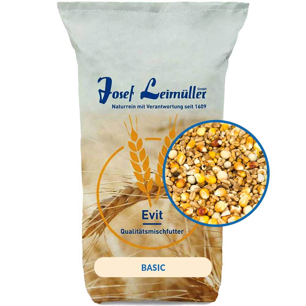 Leimüller Duvfoder Basic utan korn 25 kg
