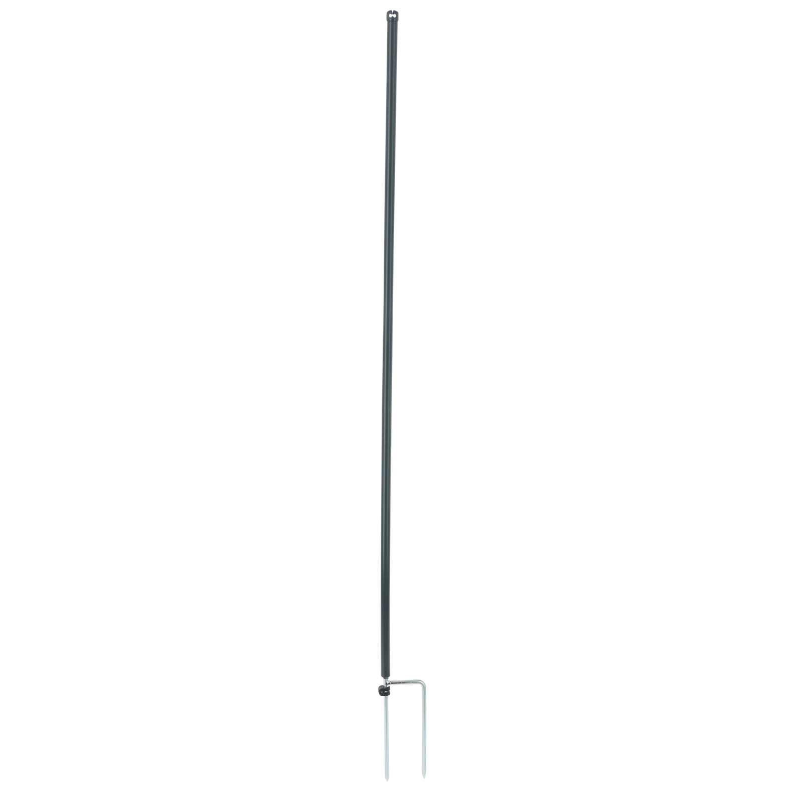 Premium termoplastisk glasfiberpål för korgnät, dubbel spets, grå 106 cm