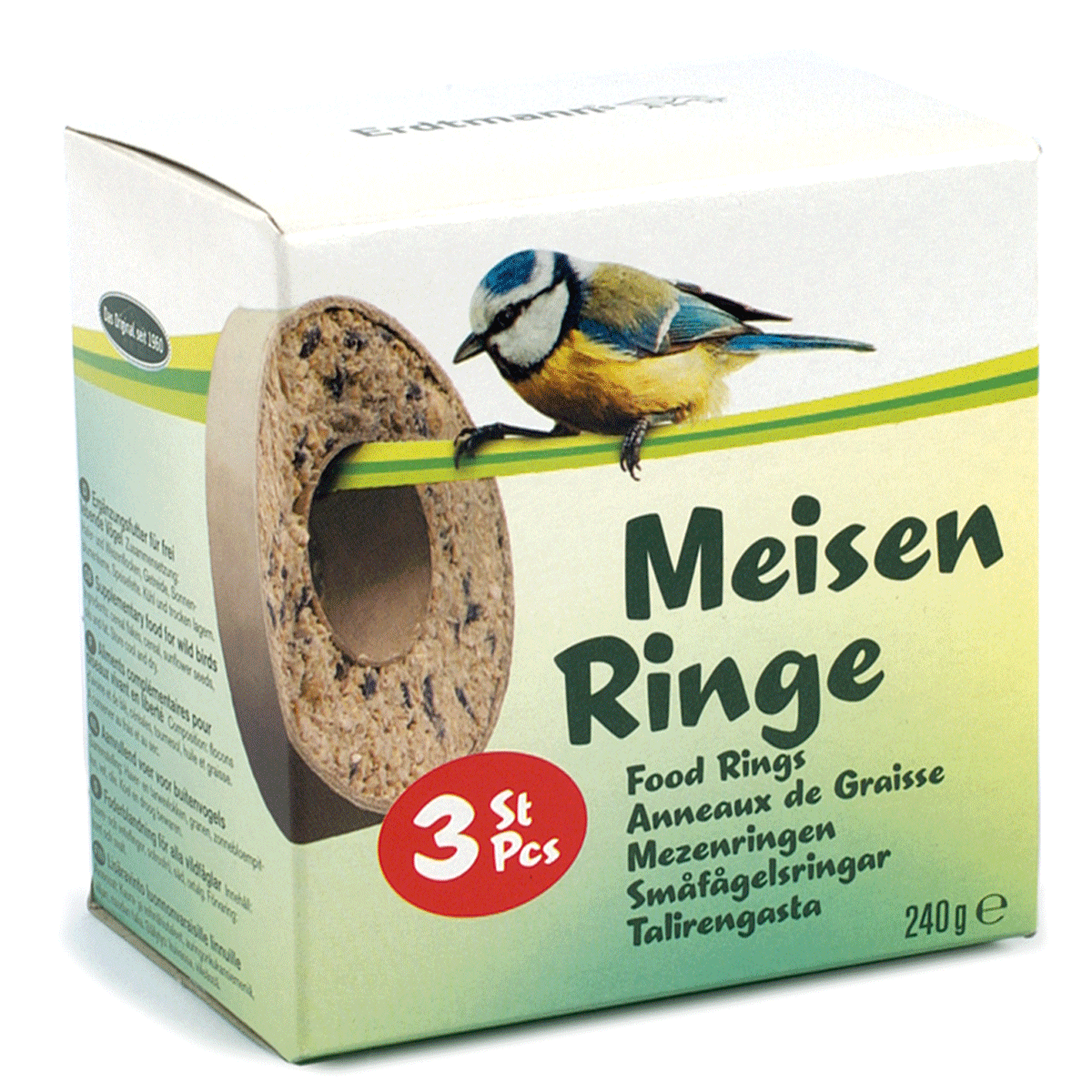 Erdtmanns Talgboll i ring 3 st. Erdtmanns Talgboll i ring 3 st.