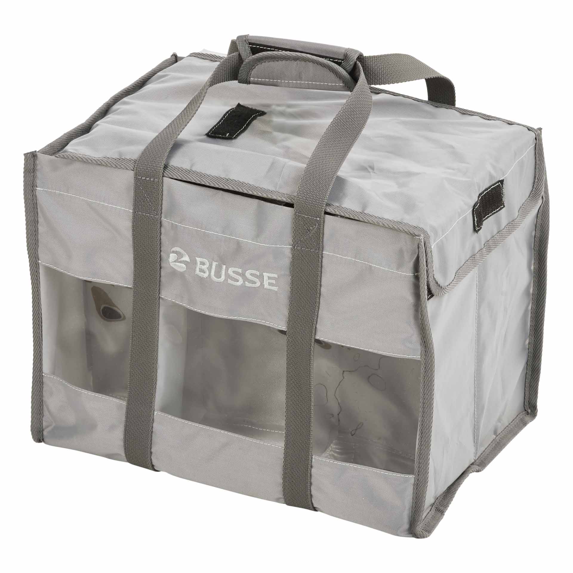 BUSSE Väska med rem RIO 36x28x25 grå/grå