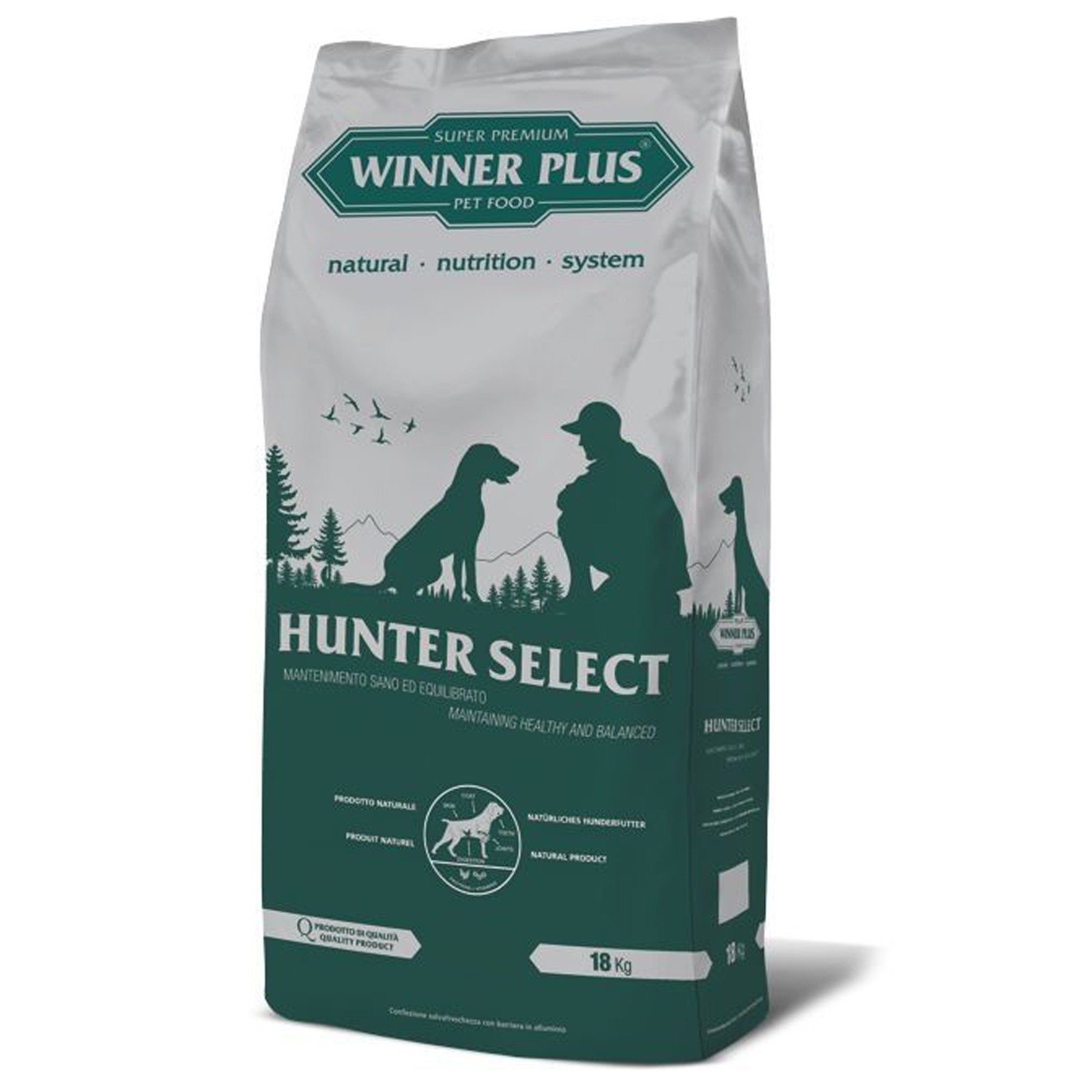 Winner Plus Hunter Select hundfoder 18 kg
