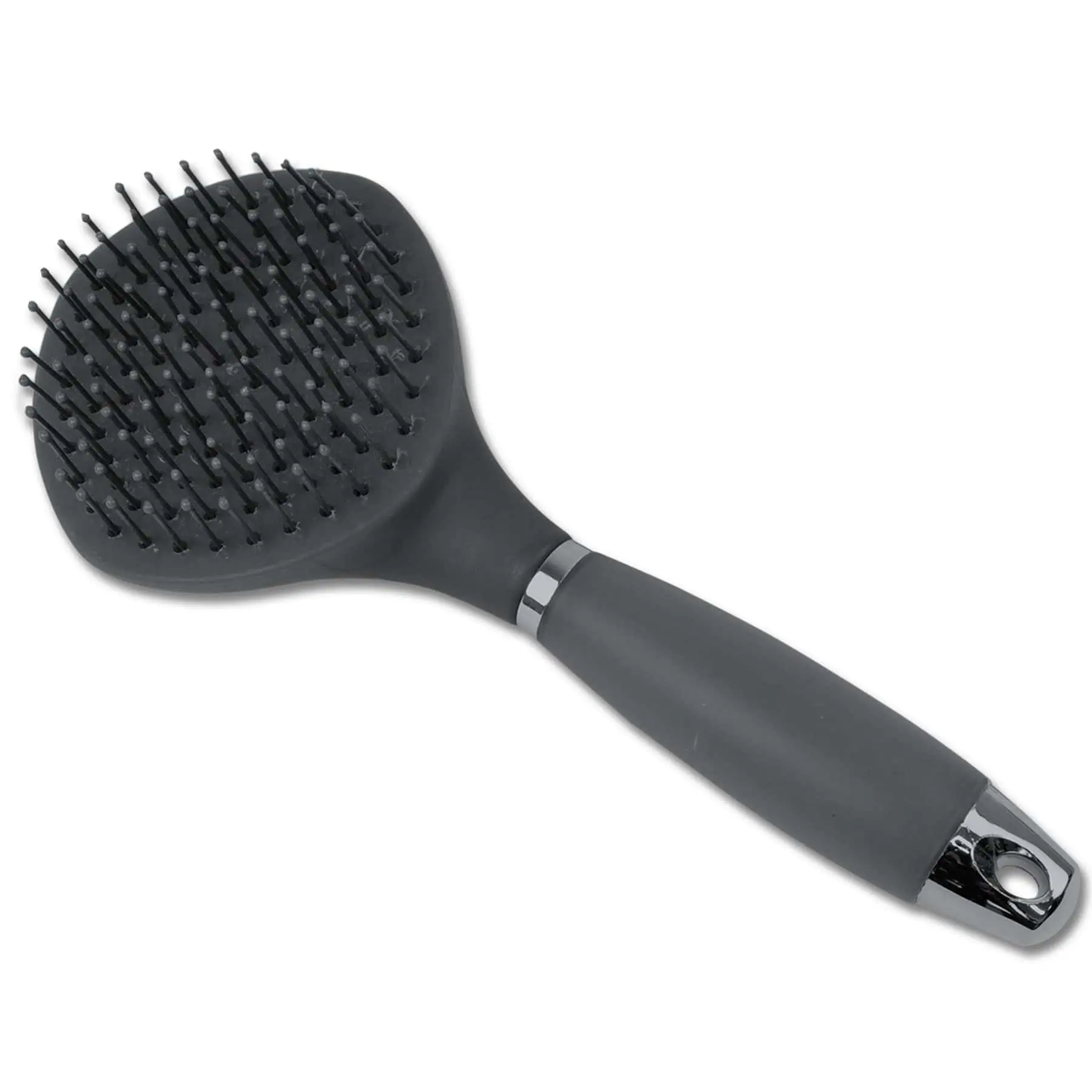 Longhair Brush with Gel Handle black