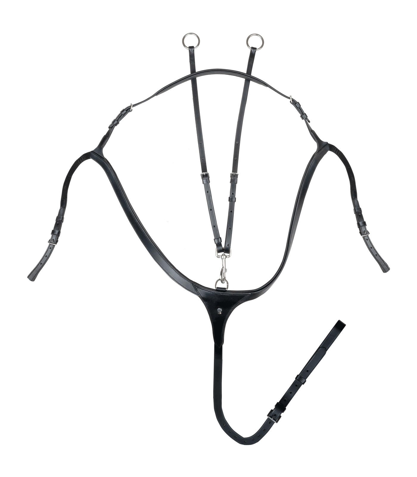 Waldhausen X-Line breastplate with long bridge, black, COB