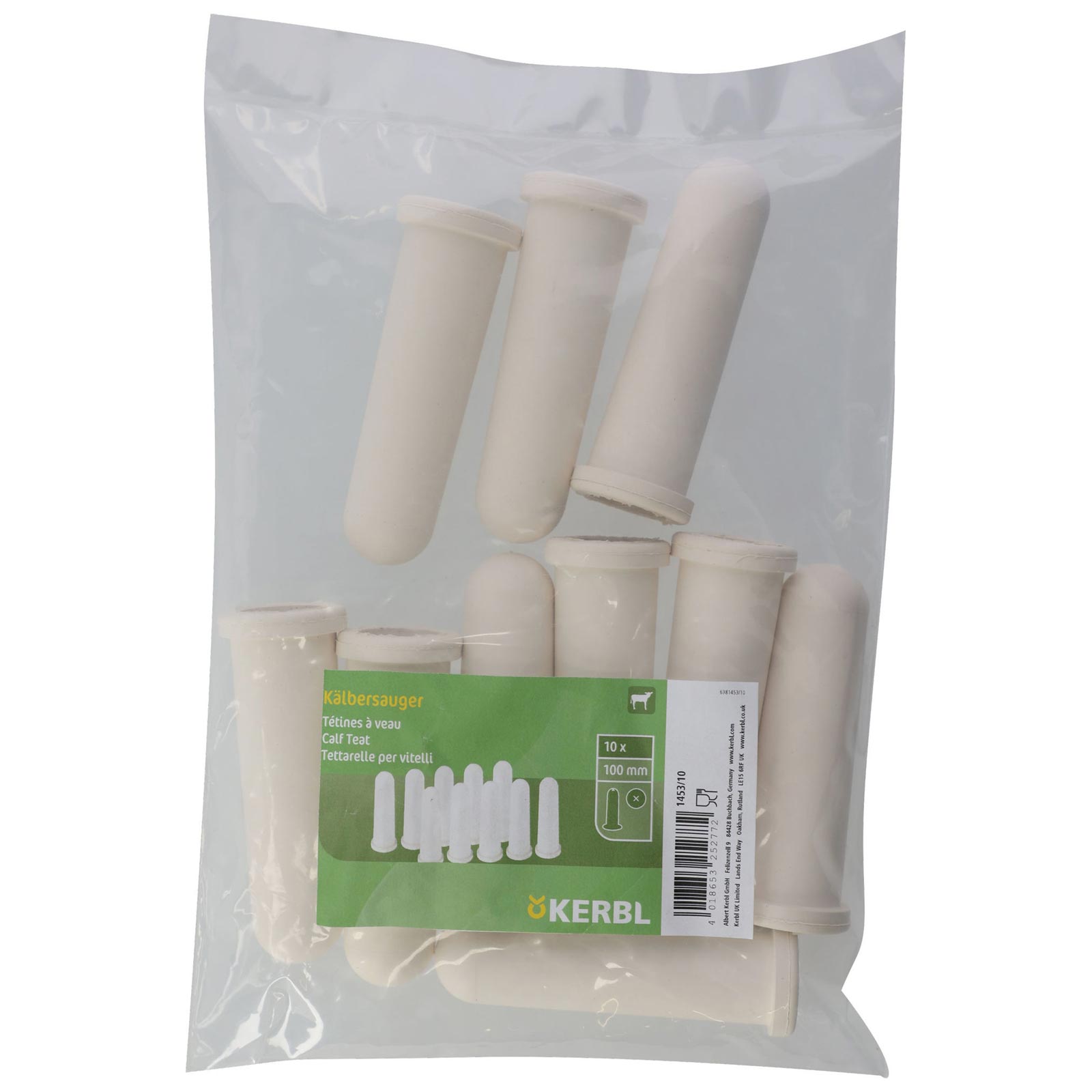 Sugkopp vit, 100 mm, 10 st. i en förpackning