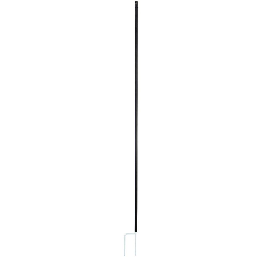 Ersättningspinne för nät, dubbelspets, svart 112 cm