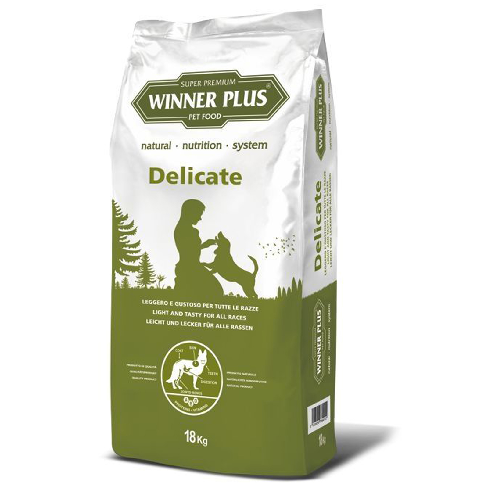 Winner Plus Professional Premium Delicate Hundfoder 18 kg