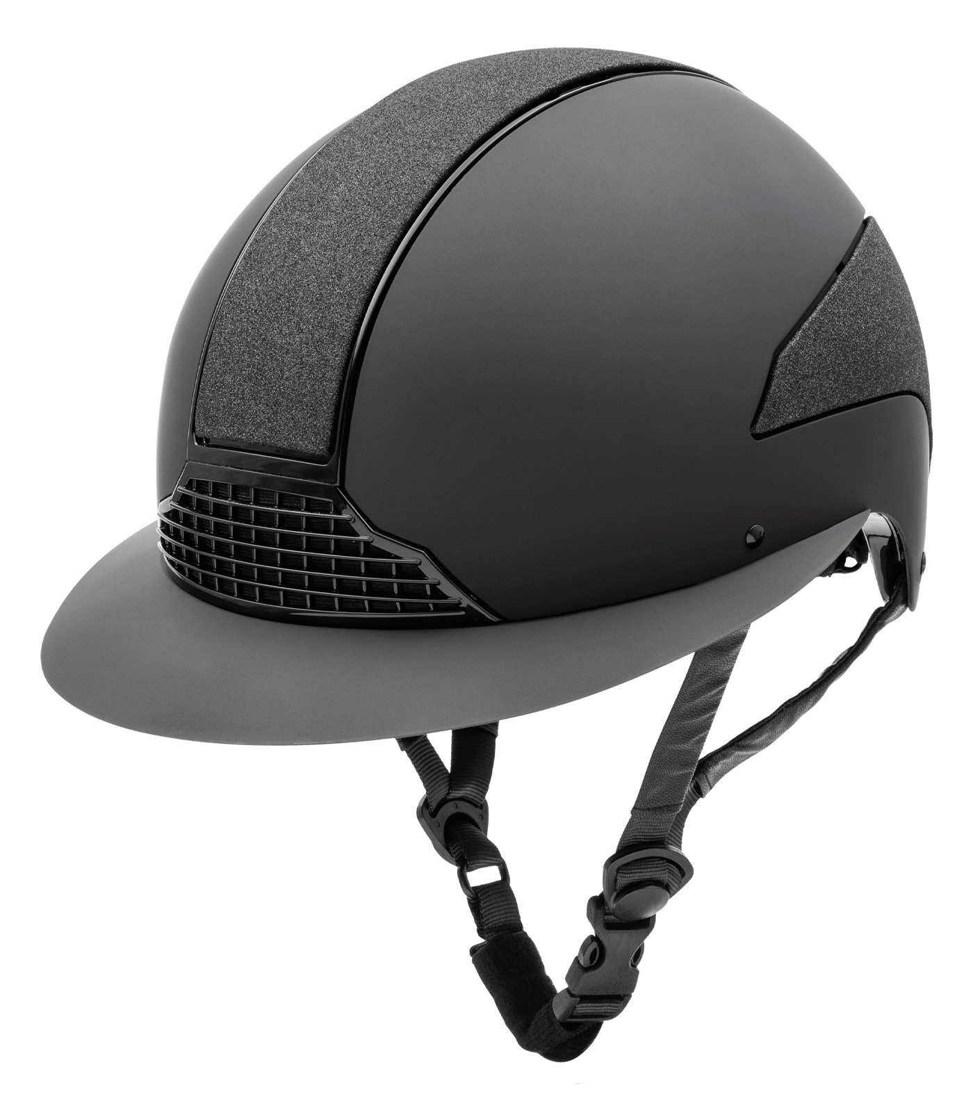 SWING riding helmet H24 Lady glossy, black gloss, 51 - 55 cm