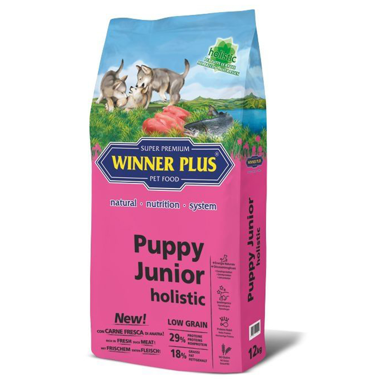 Winner Plus Holistic Puppy Junior Valp-hundfoder 2 kg