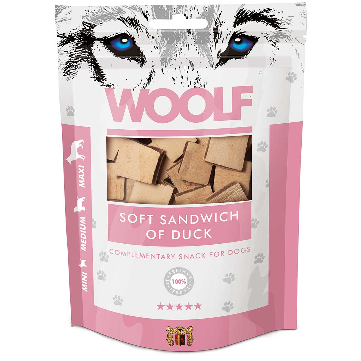 Woolf hundgodis mjuk anksmörgås