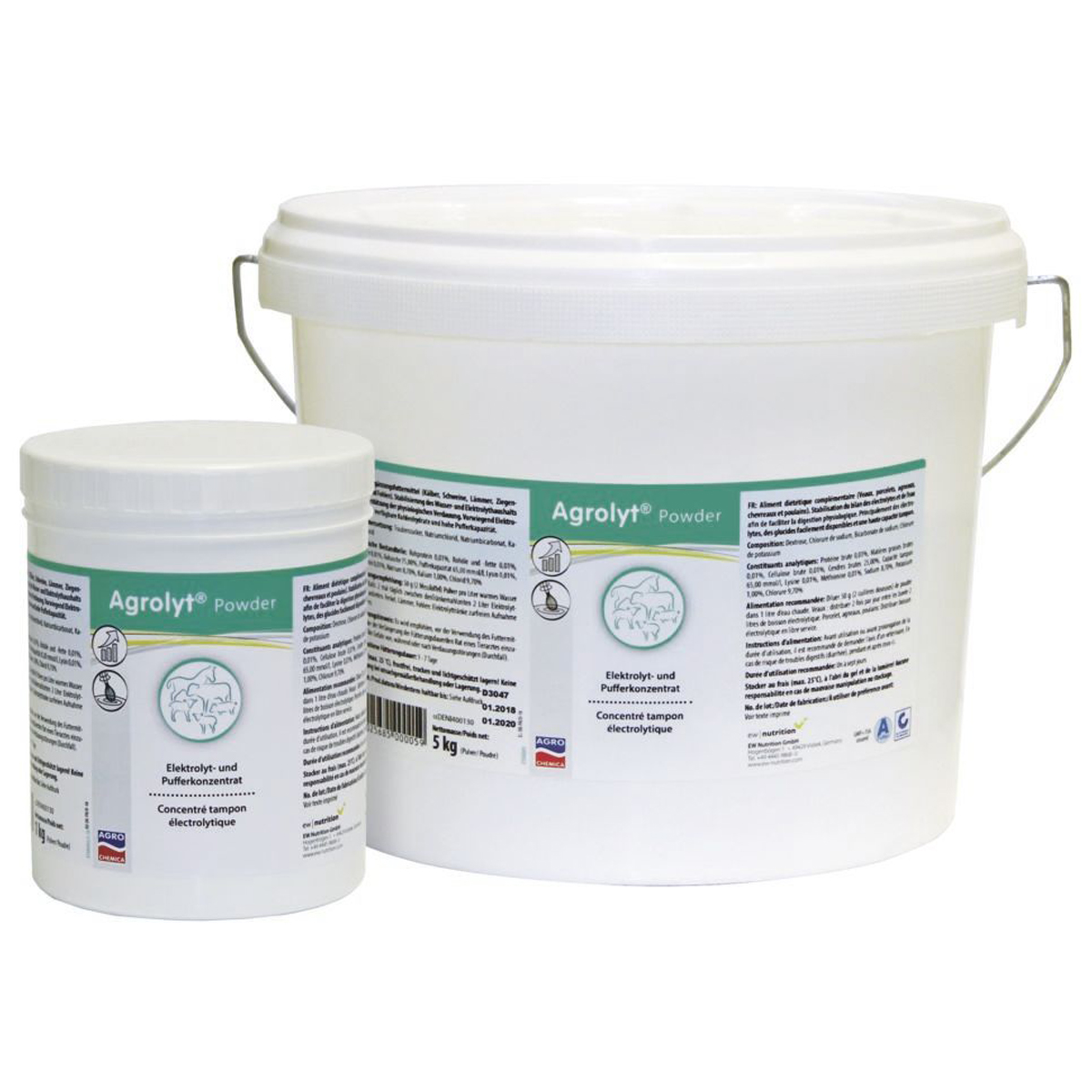 Agrolyt Powder elektrolytpulver för kalvar och smågrisar