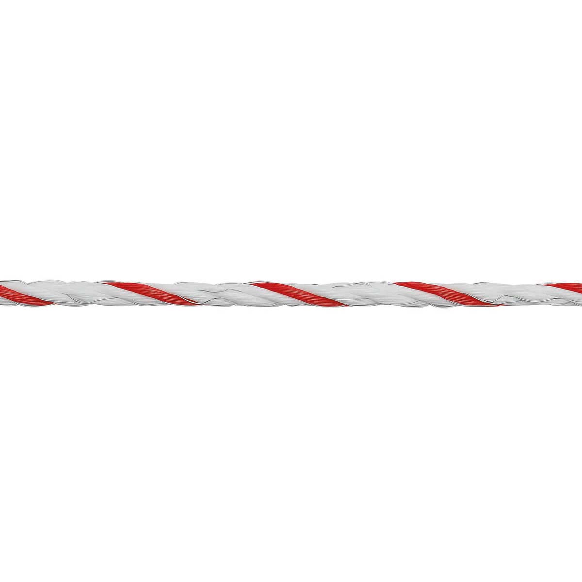 betesmark staket Rope Ø 6mm, 0.30 TriCOND, vit-röd 200 m x 6 mm
