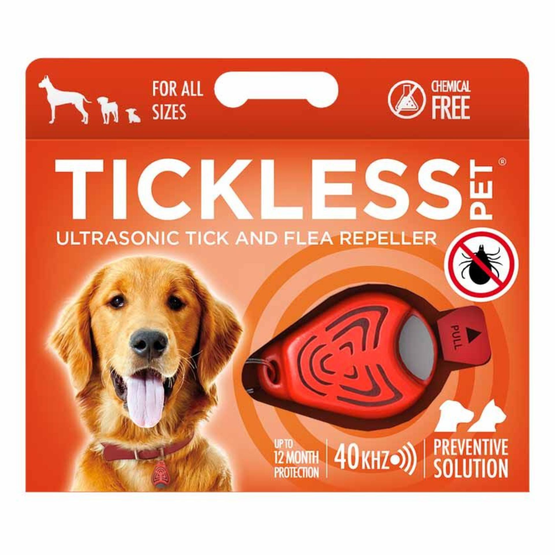 Tickless Pet Tick repellent orange