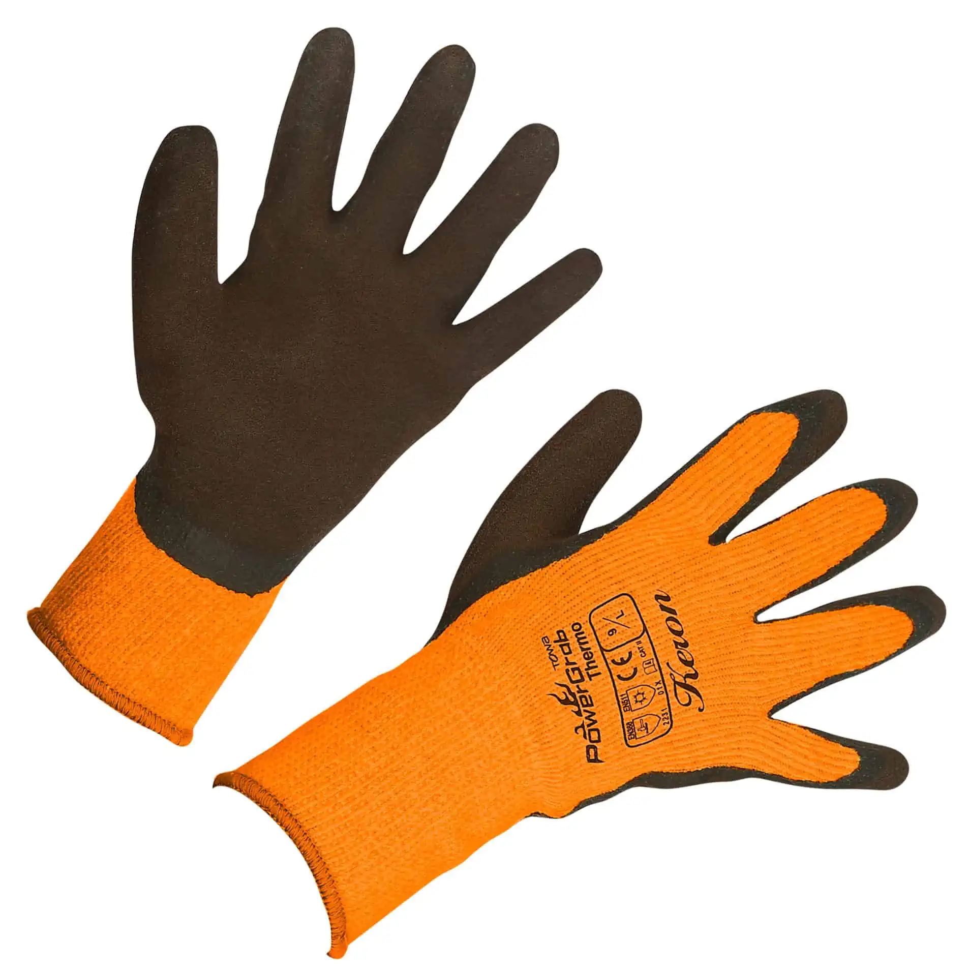 Vinterhandskar PowerGrab Thermo orange