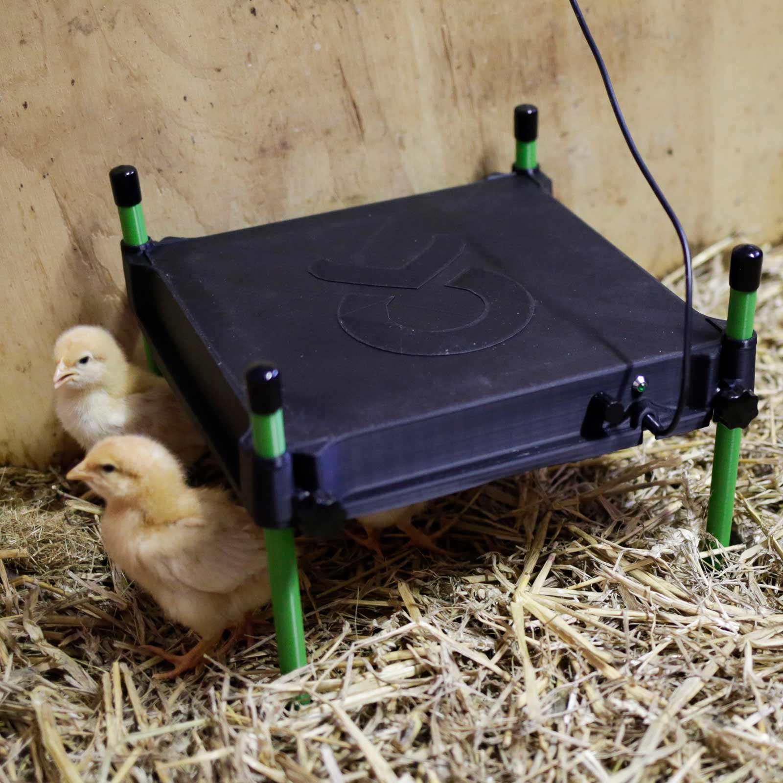 Chick CosyHeat värmeplatta med termostat 25 W, 30 x 30 cm