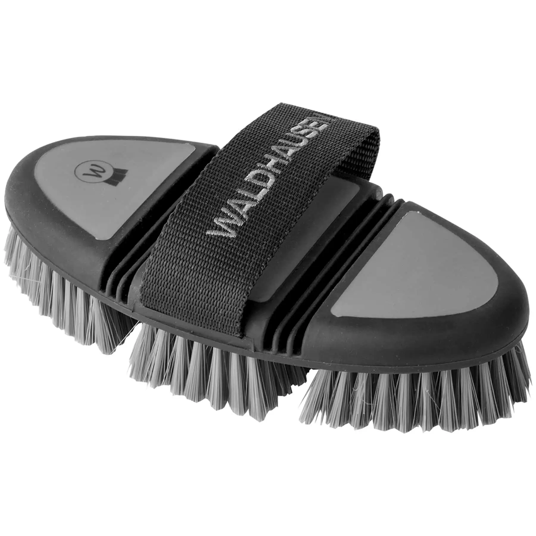 Flex Bodybrush, soft synthetic bristles black/gray