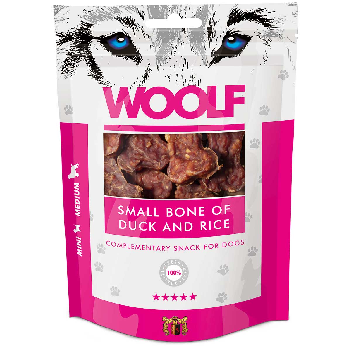 Woolf Hundgodis av anka och ris