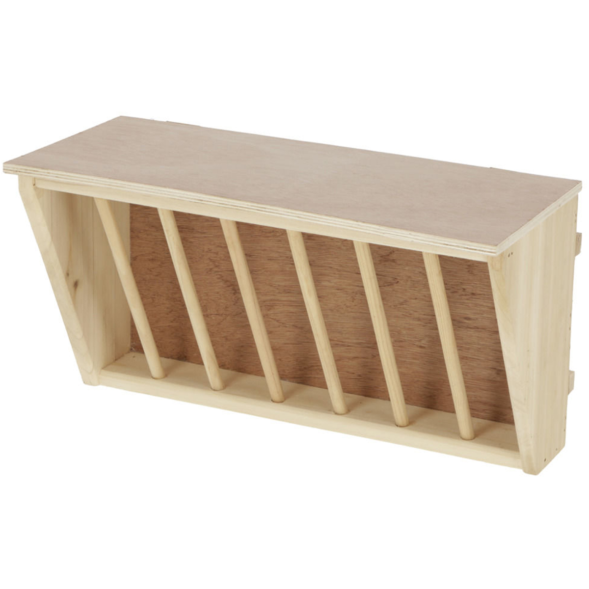 Kerbl Hay rack + seat board for rodents