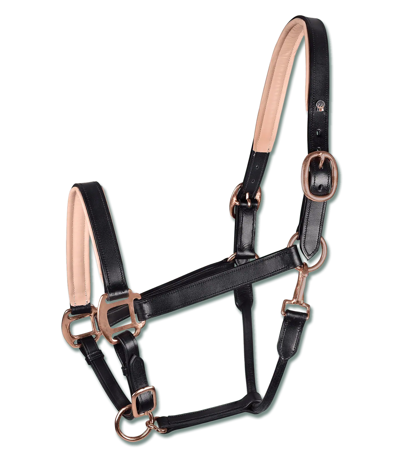 Waldhausen X-Line Leather Halter Rosé black COB