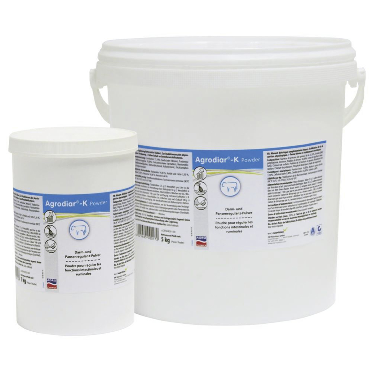 Agrodiar kalvfoder K-POWER mjölkersättning mot diarré 1 kg