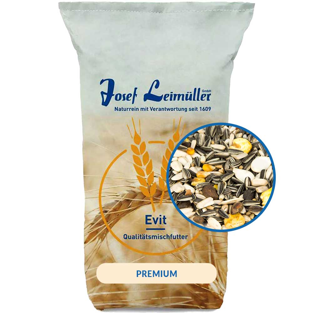 Leimüller Papegojfoder S utan jordnötter 5 kg