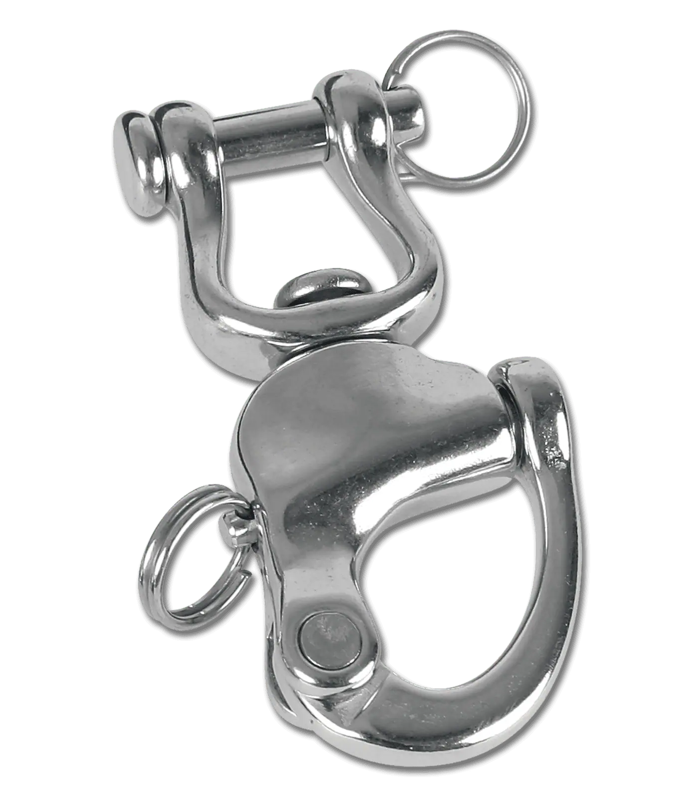 Safety shackle, stainless steel 128 mm 