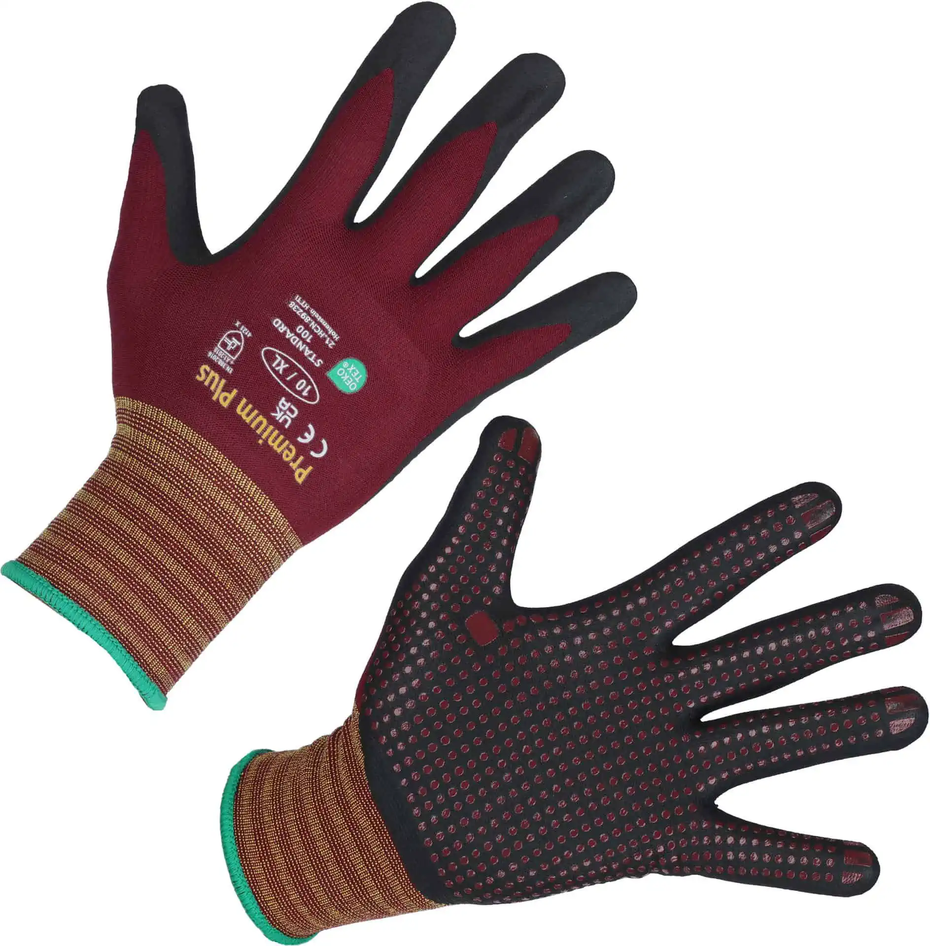 Nylon finely knitted glove Premium Plus