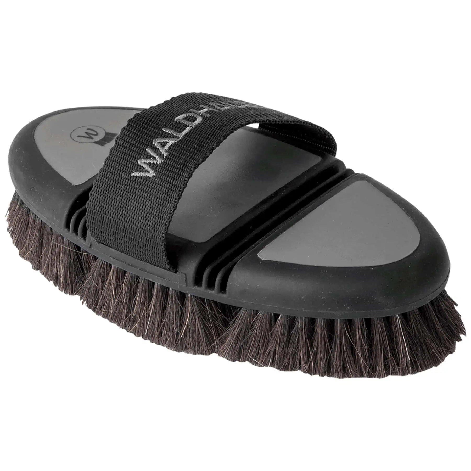 Flex Body Brush, horsehair black/gray