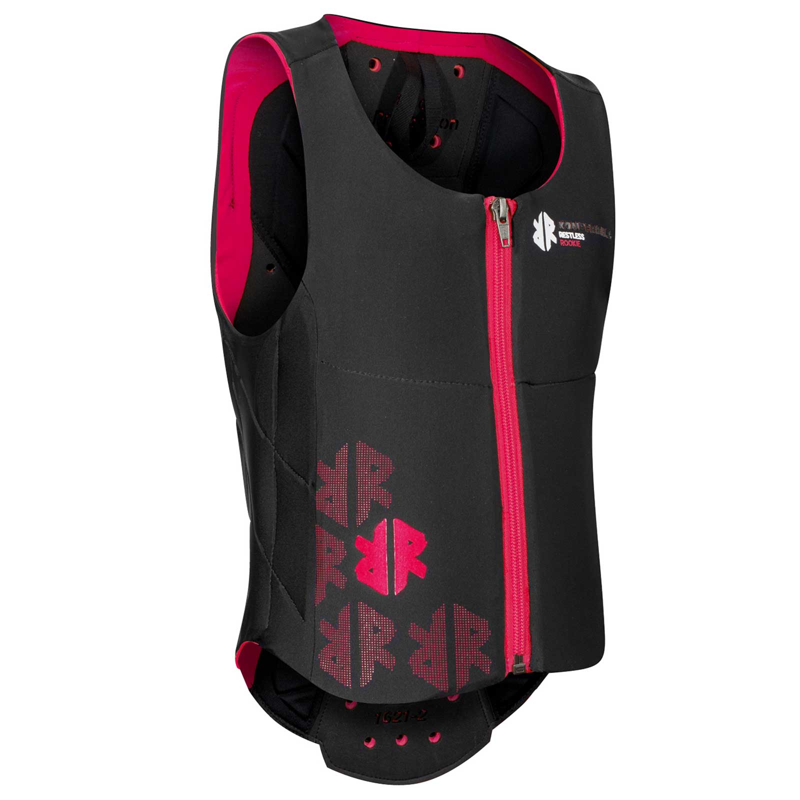 Komperdell Barnryggskydd Ballistic Väst Junior svart / rosa