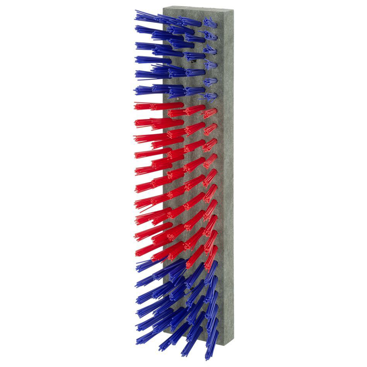 Ersättningsborste för boskapsborste 50x10 cm, plast, röd-blå