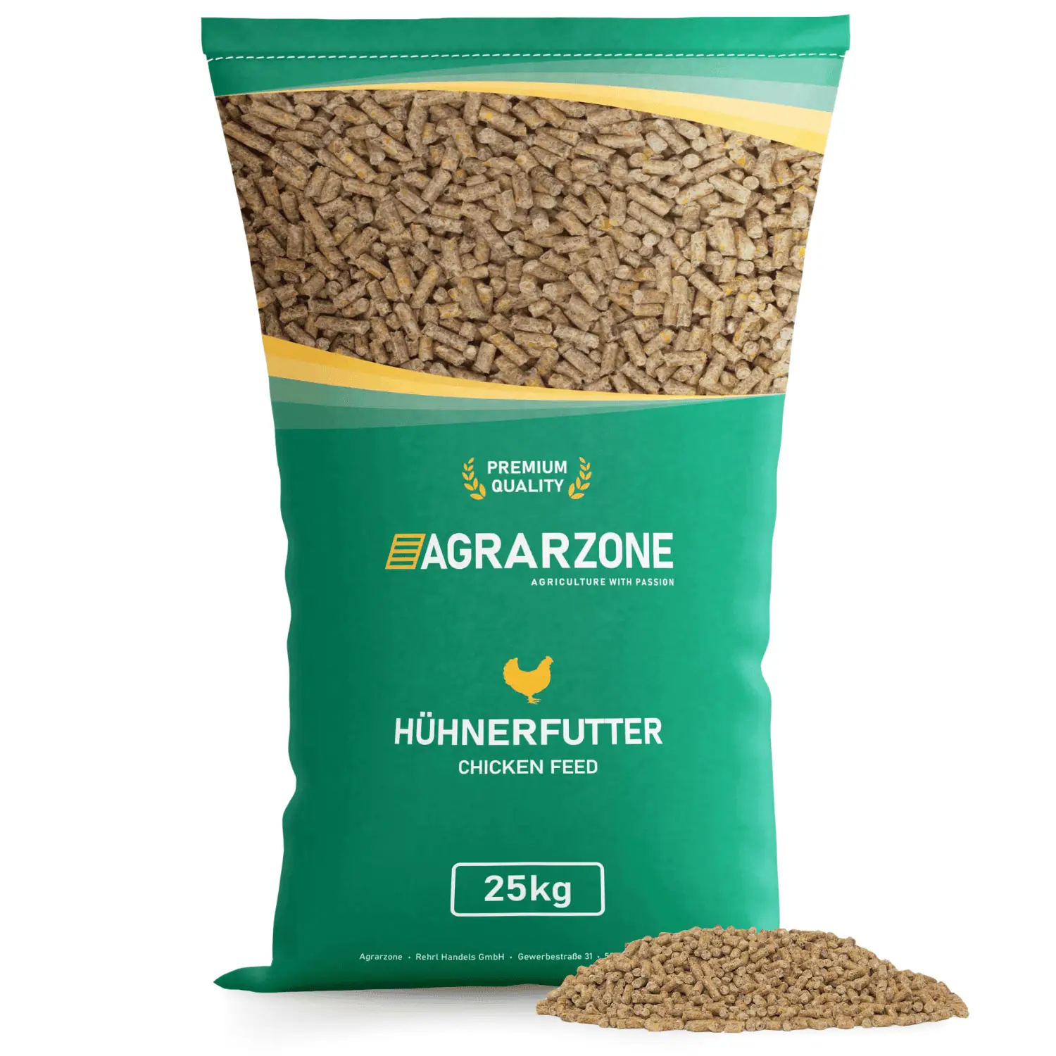 Agrarzone Hönsfoder Pellets mot kvalster 25 kg