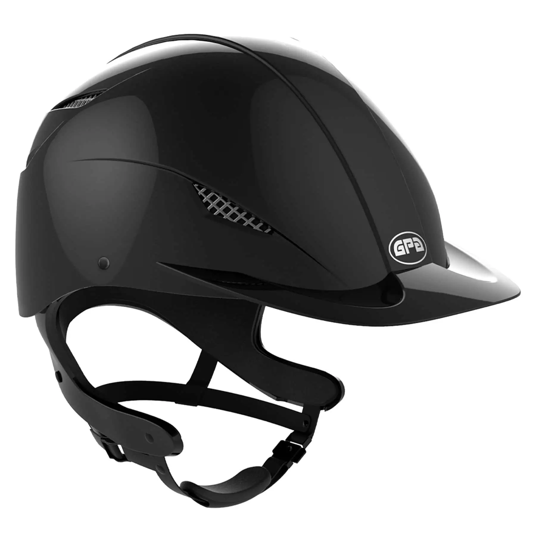 GPA EASY SPEED AIR TLS Riding Helmet shiny black 53