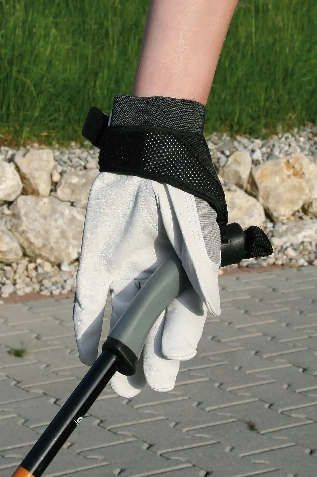 Okuda II-handske, solbränd Cr-fri