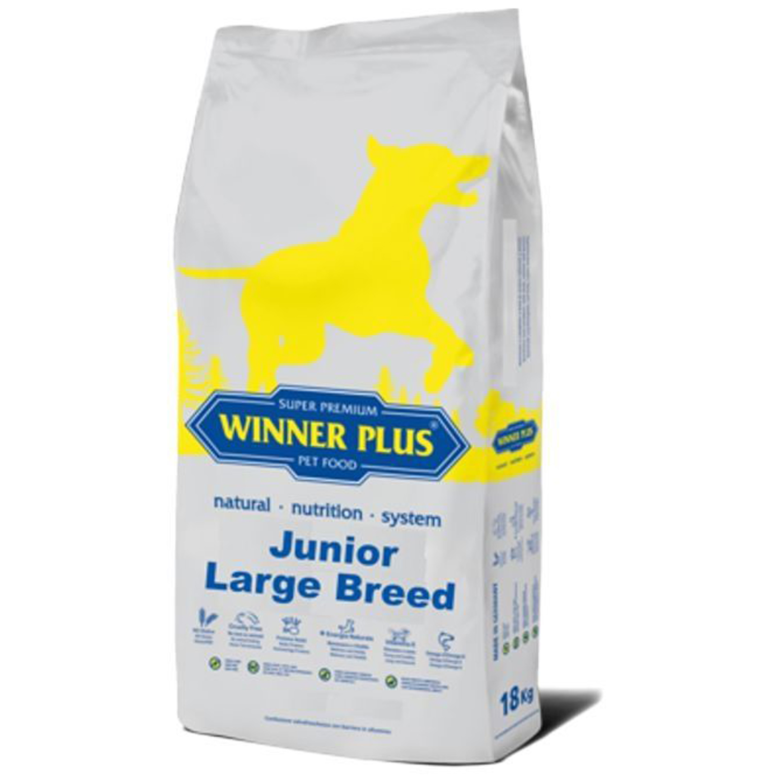 Winner Plus Super Premium Junior hundfoder 18 kg för stora valpar