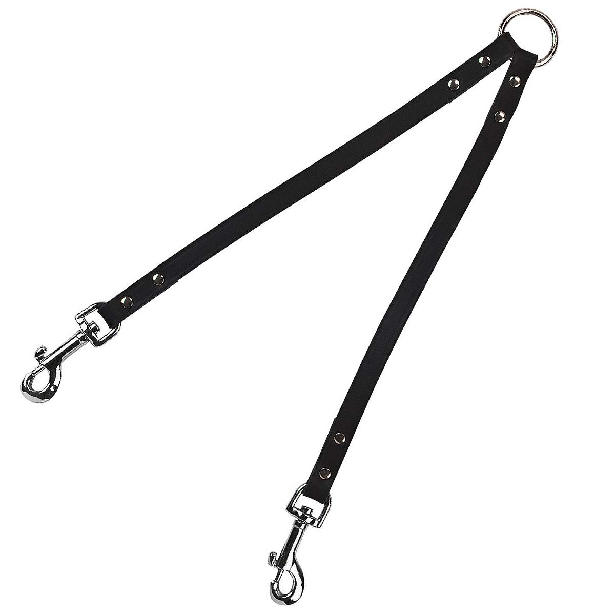 VEGAS coupling for two dogs black, 18mm / 30cm 18 mm