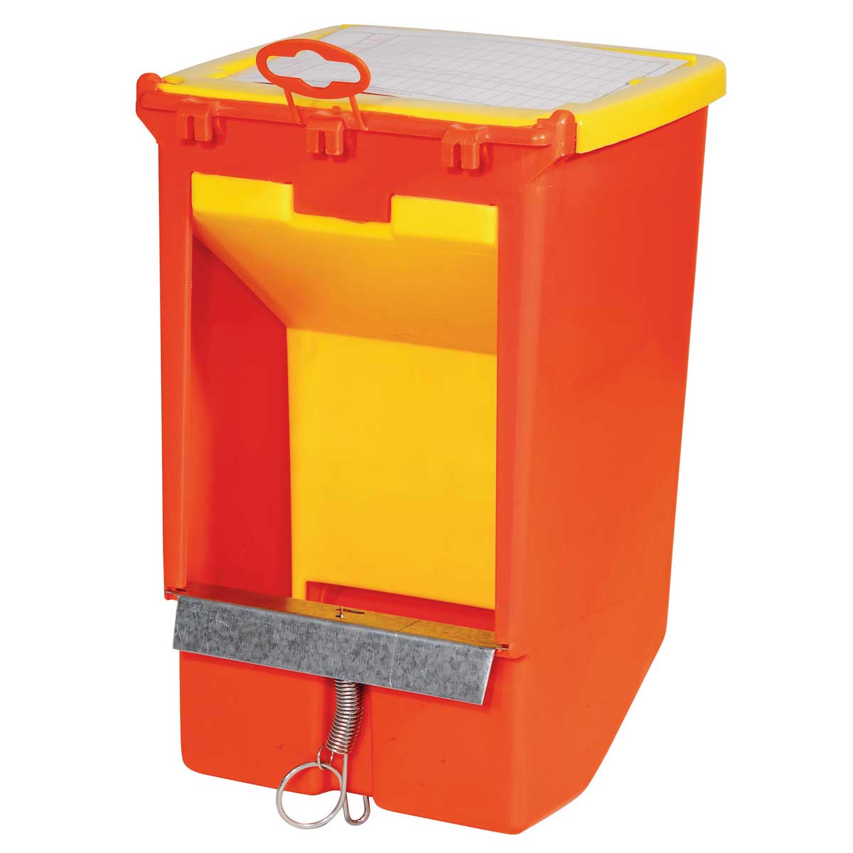 Rabbit feeder, incl. cover, plastic, feed area: 1, 2500 ml