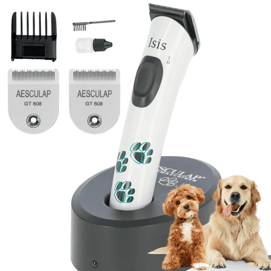 Aesculap Exacta Schermaschine Akku rot mit Ersatz Scherkopf Aesculap Exacta Schermaschine Akku rot mit Ersatz Scherkopf