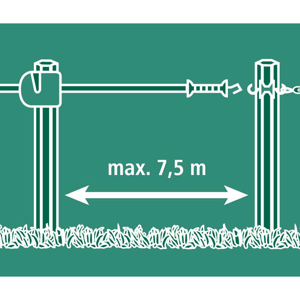 Kerbl flexi band för grindar 7,5 m x 40 mm