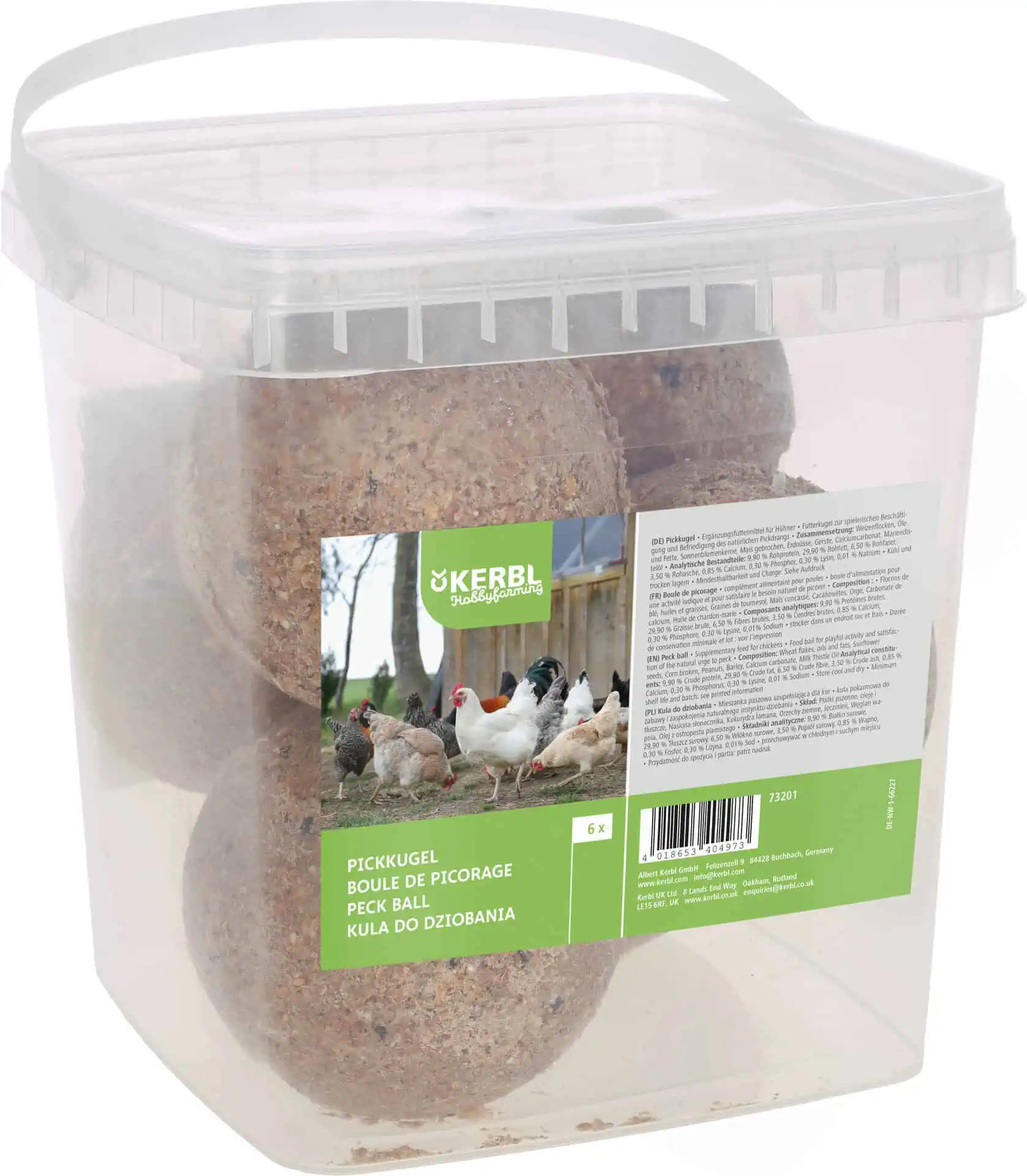 Picking ball for chickens (6 pieces)