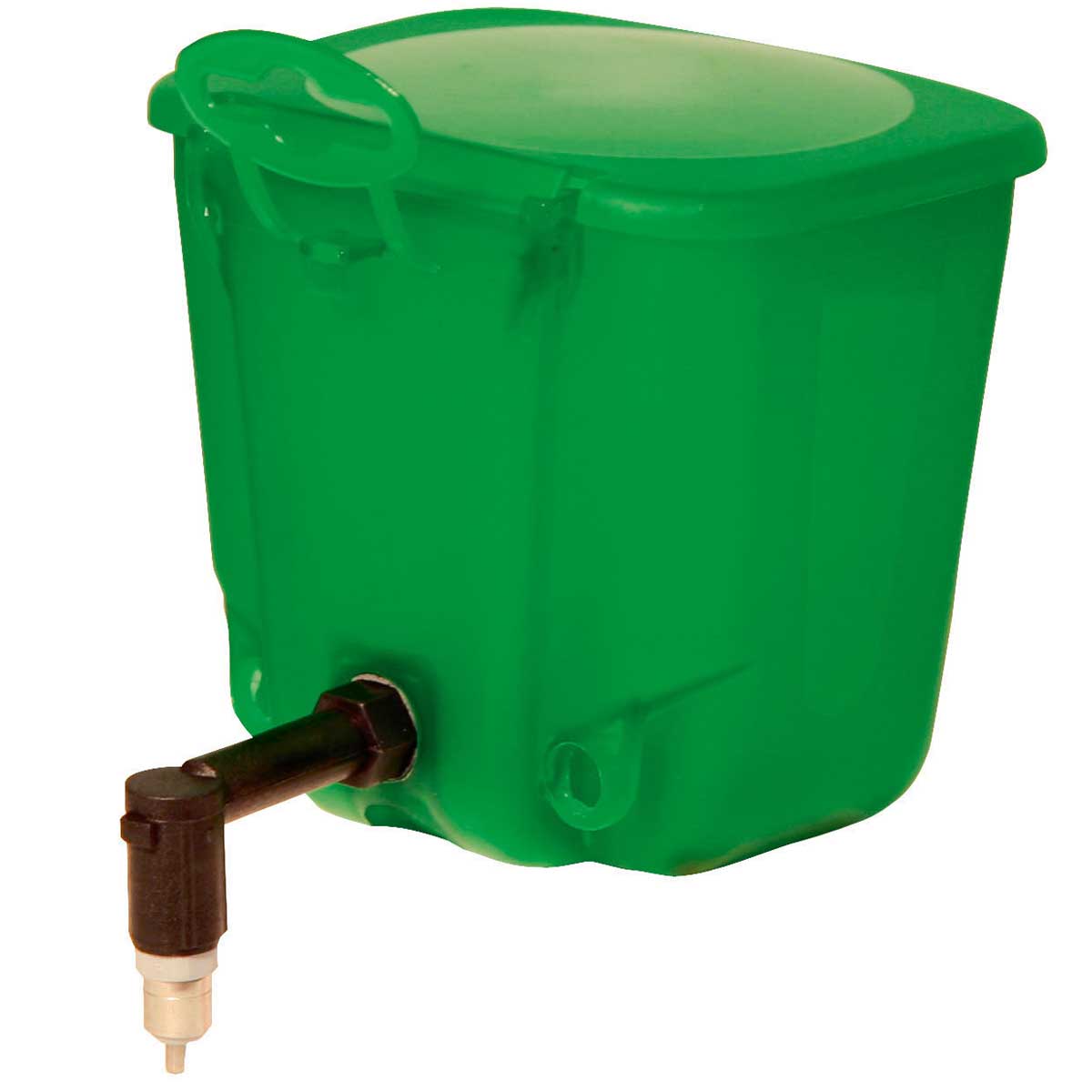Kerbl smådjursdrickare plast, grön