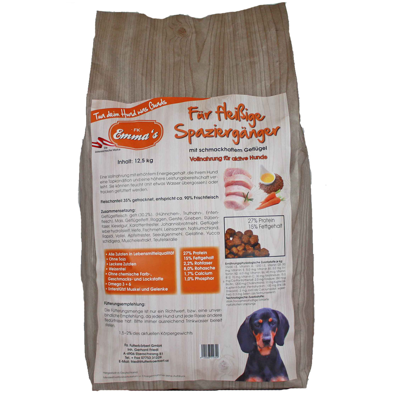 Emmas Hundfoder walker torrfoder 12,5 kg