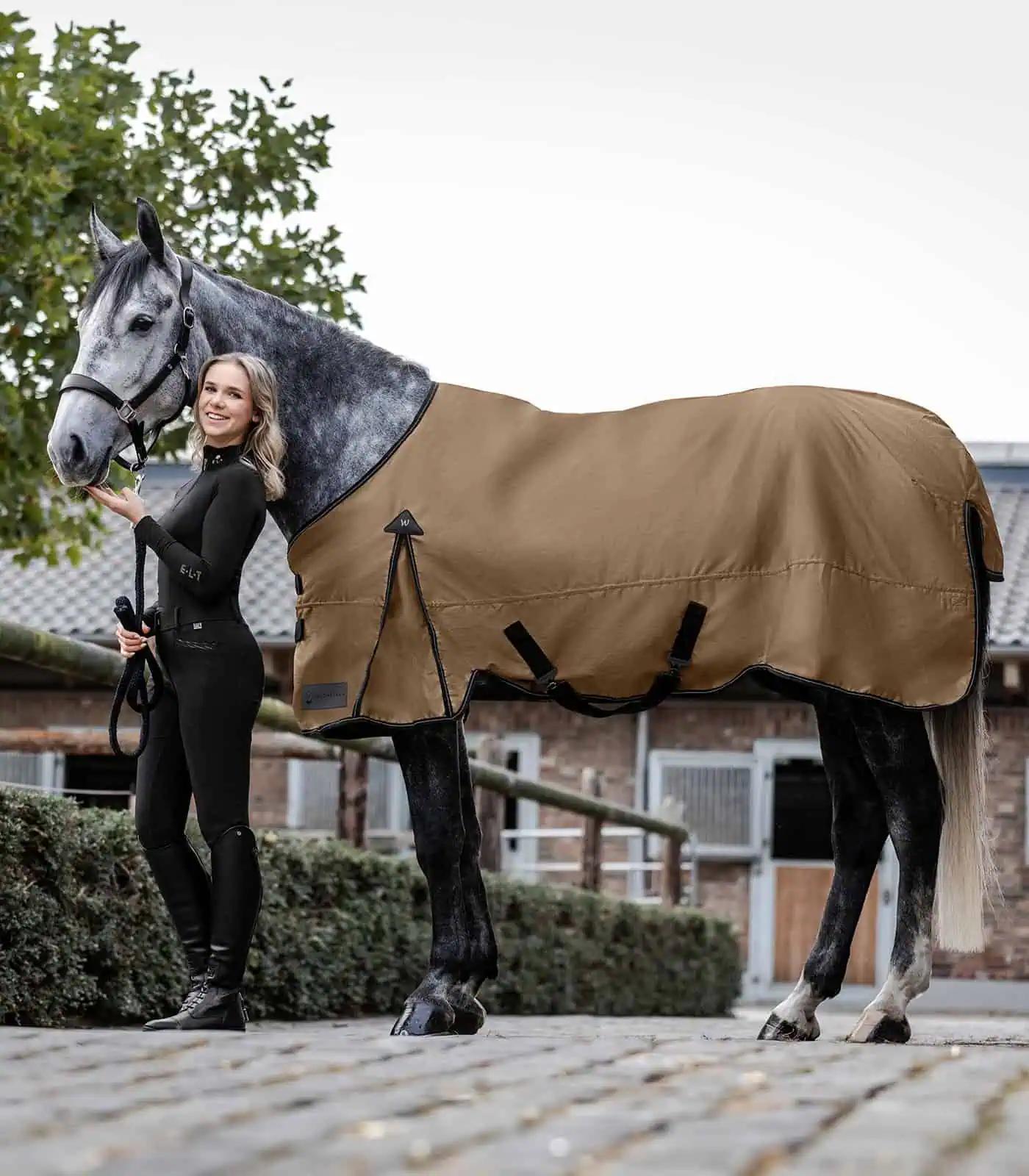 ARCTIC Turnout Rug, Light cappuccino/black 125