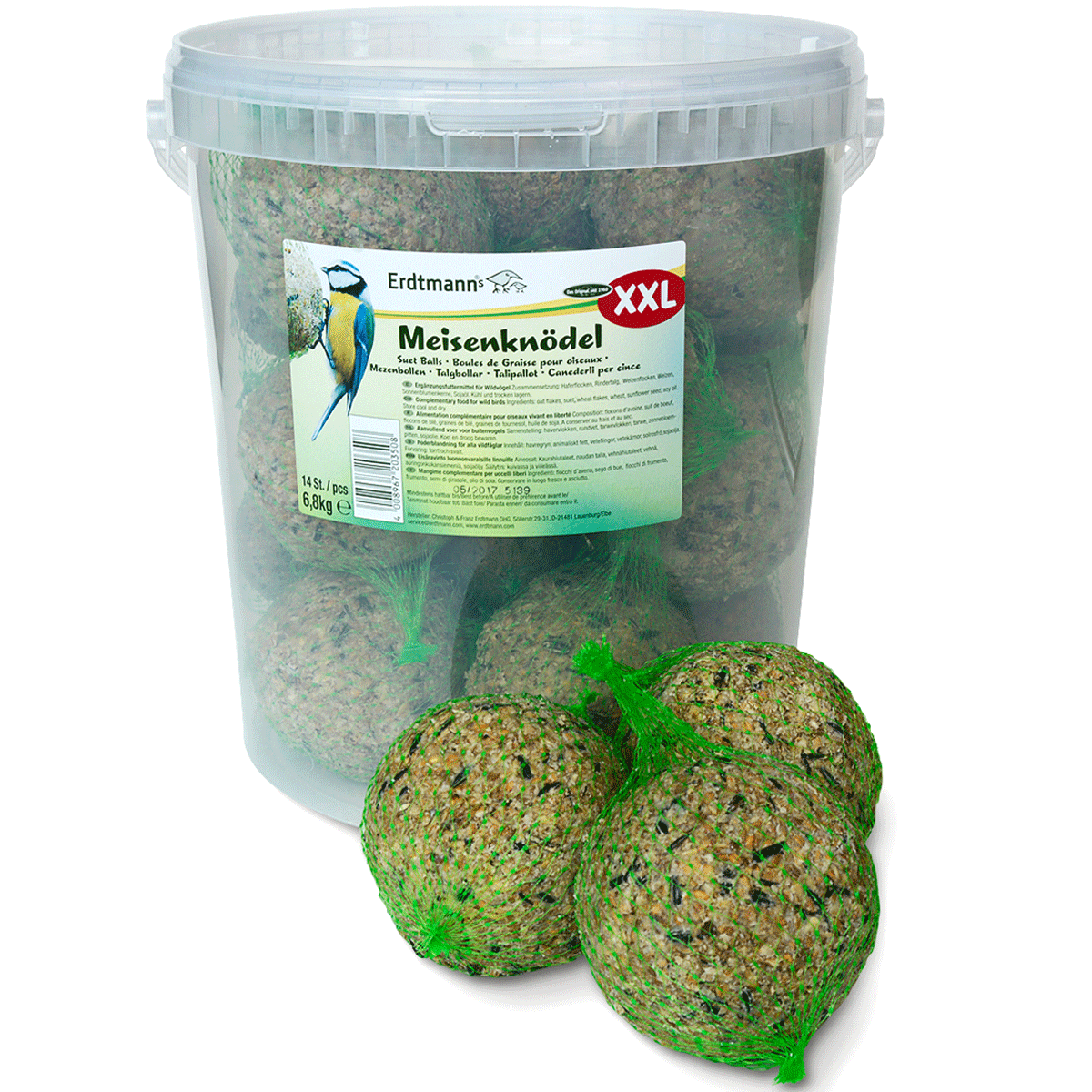 Erdtmanns 14 tit dumplings XXL i hink Erdtmanns 14 tit dumplings XXL i hink