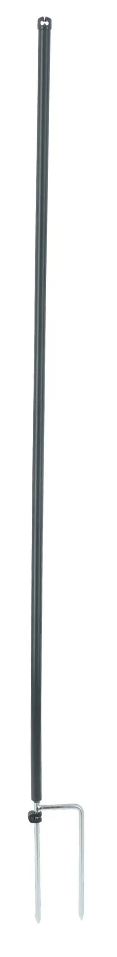 Ersättningsstolpe grå PA 122cm dubbelspets