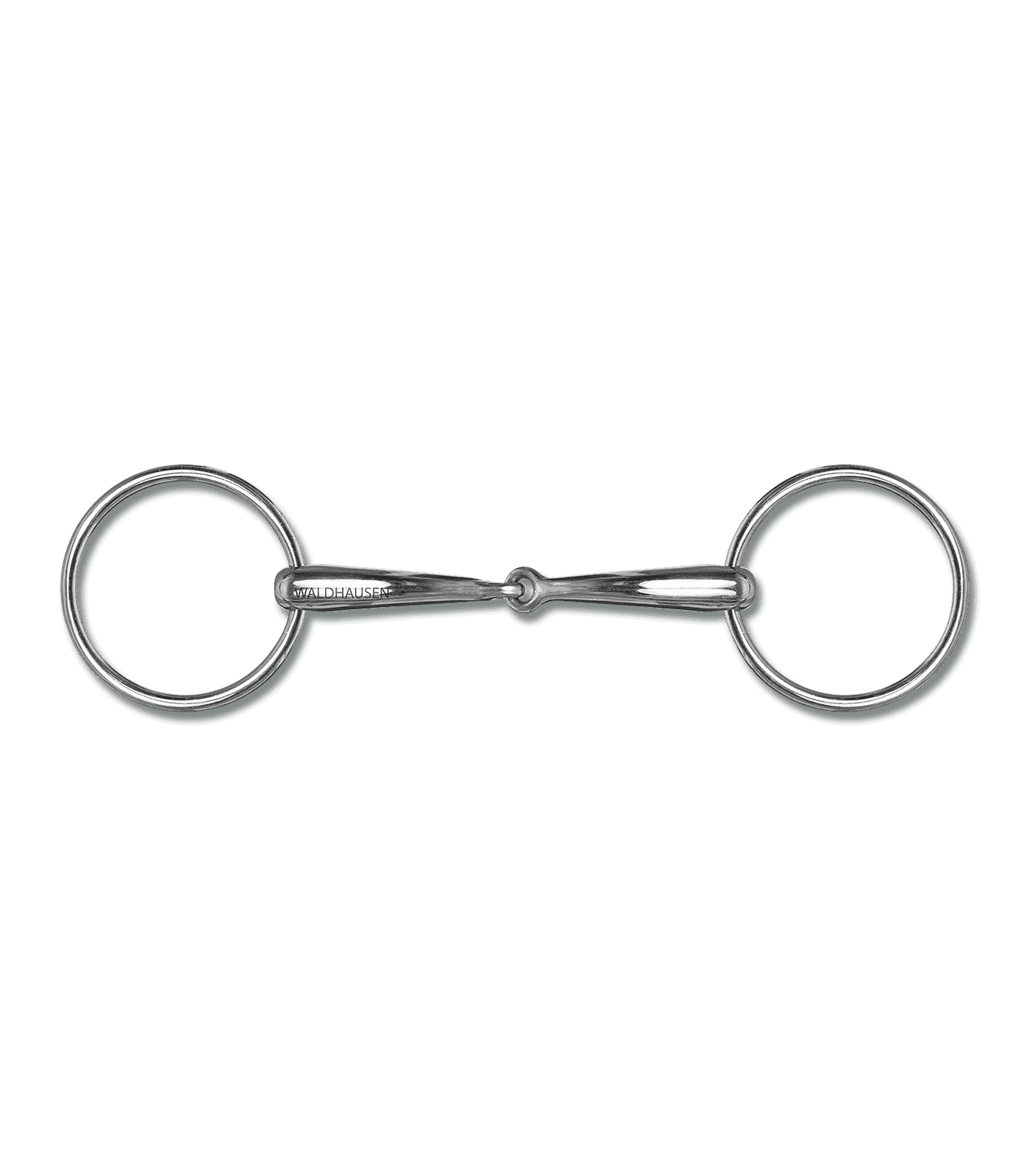 Anatomical snaffle bit, solid 12.5 cm