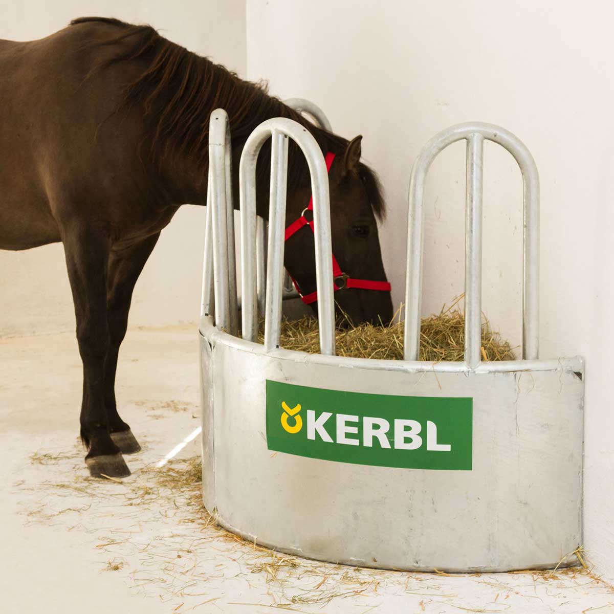 Kerbl Rundhage för hästar 8 utfodringsplatser
