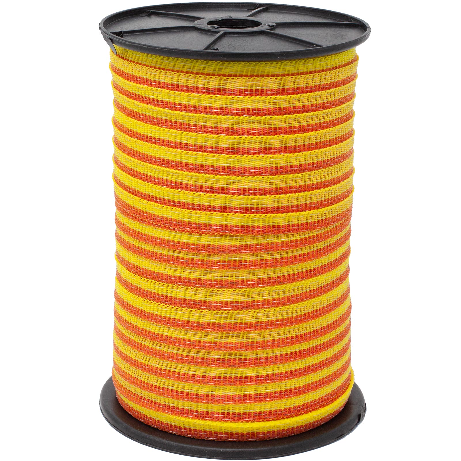 Betesmark stängselband Basic 10mm, 4x0.16 Niro, gul-orange