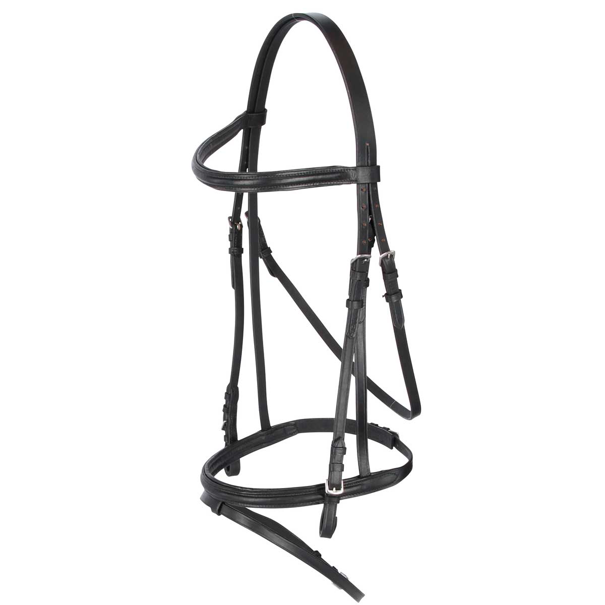 Covalliero Snaffle Bridle Cold Blood Black